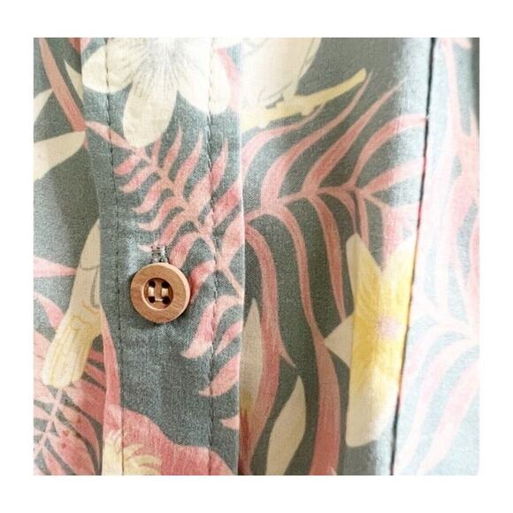 Tipsy Elves Men’s Birds In Paradise Collared Button Down Shirt Medium Preppy - Picture 11 of 11